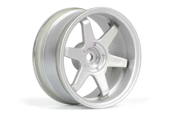 HPI Racing TE37 Wheel 26mm Matte Chrome (6mm Offset)