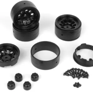 HPI Racing CS-10 Beadlock Wheel 1.2in (Black/4pcs)