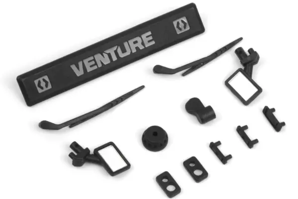 HPI Racing Body Accessory Set Type 1 (Black)