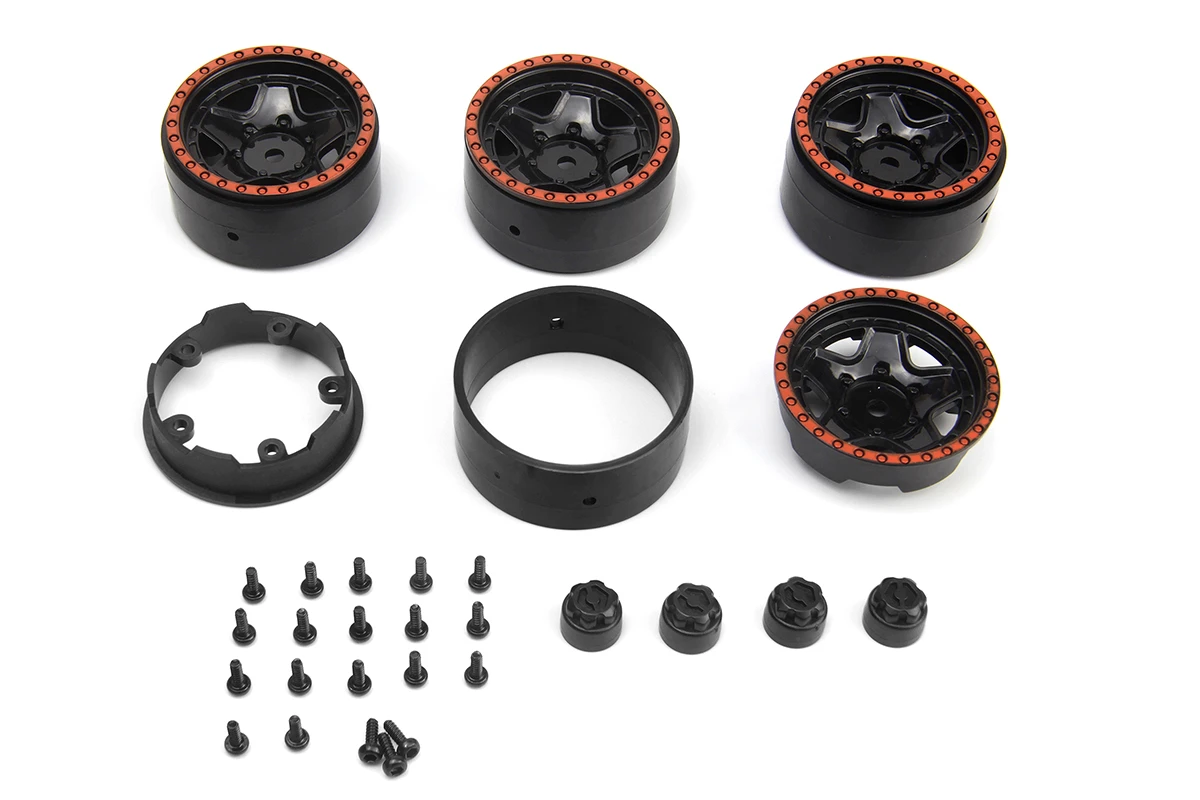 HPI Racing CL-5 Beadlock Wheel 1.2in (Red/4pcs) – view 2