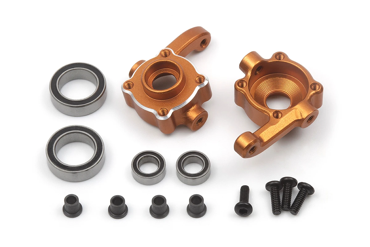 HPI Racing Aluminum Steering Spindle Set (Orange)