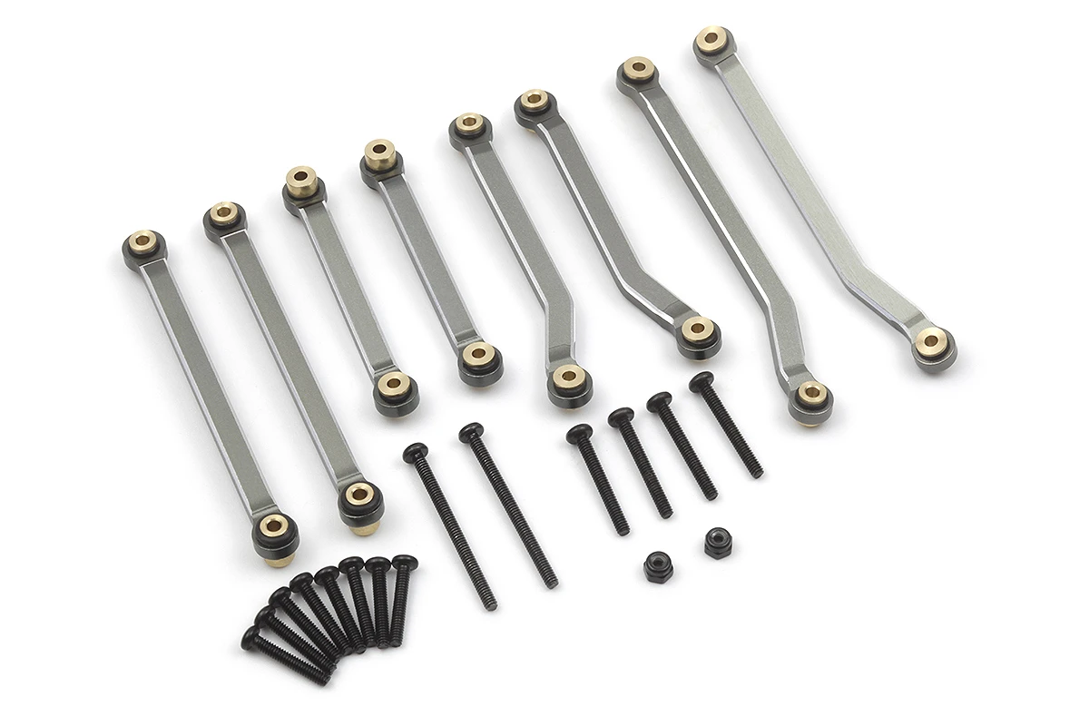 HPI Racing Aluminum Suspension Link Set (Gunmetal)