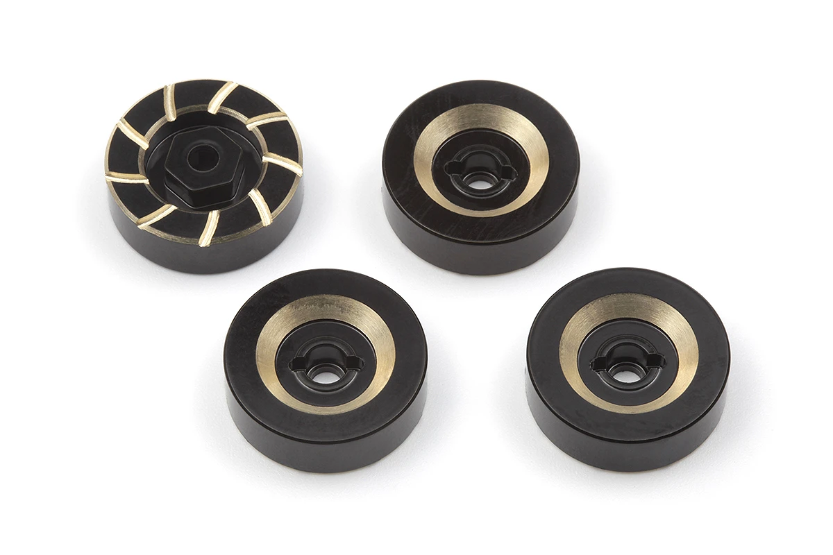 HPI Racing 7mm Hex Hub Weight Set (Brass/4pcs)