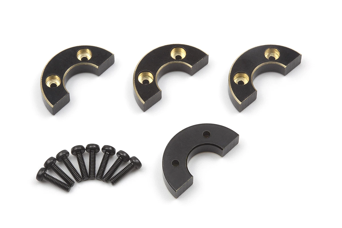 HPI Racing Steering Block Weight Set (Brass/4pcs)