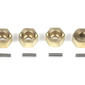 HPI Racing 7mm Hex Hub Set (Brass/4pcs)