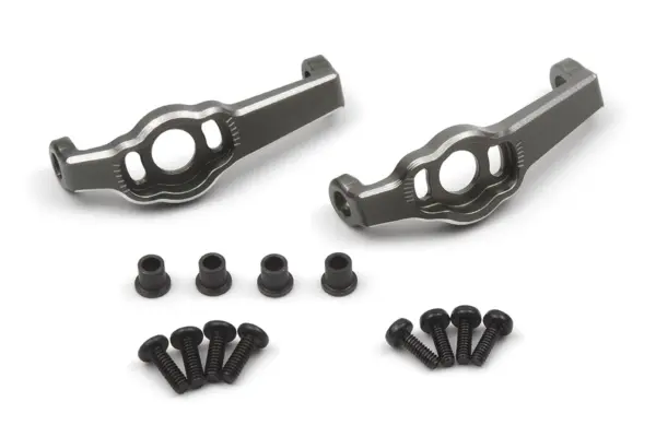 HPI Racing Aluminum Portal C-Hub Set (Gunmetal)