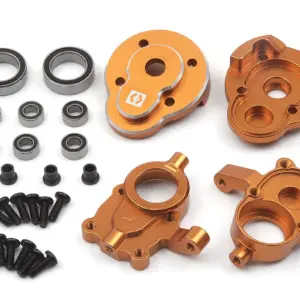 HPI Racing Aluminum Portal Steering Spindle Set (Orange)