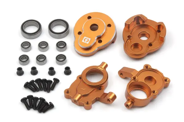 HPI Racing Aluminum Portal Steering Spindle Set (Orange)