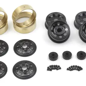 HPI Racing CS-8 Steel Beadlock Wheel 1.2in (Black/4pcs)