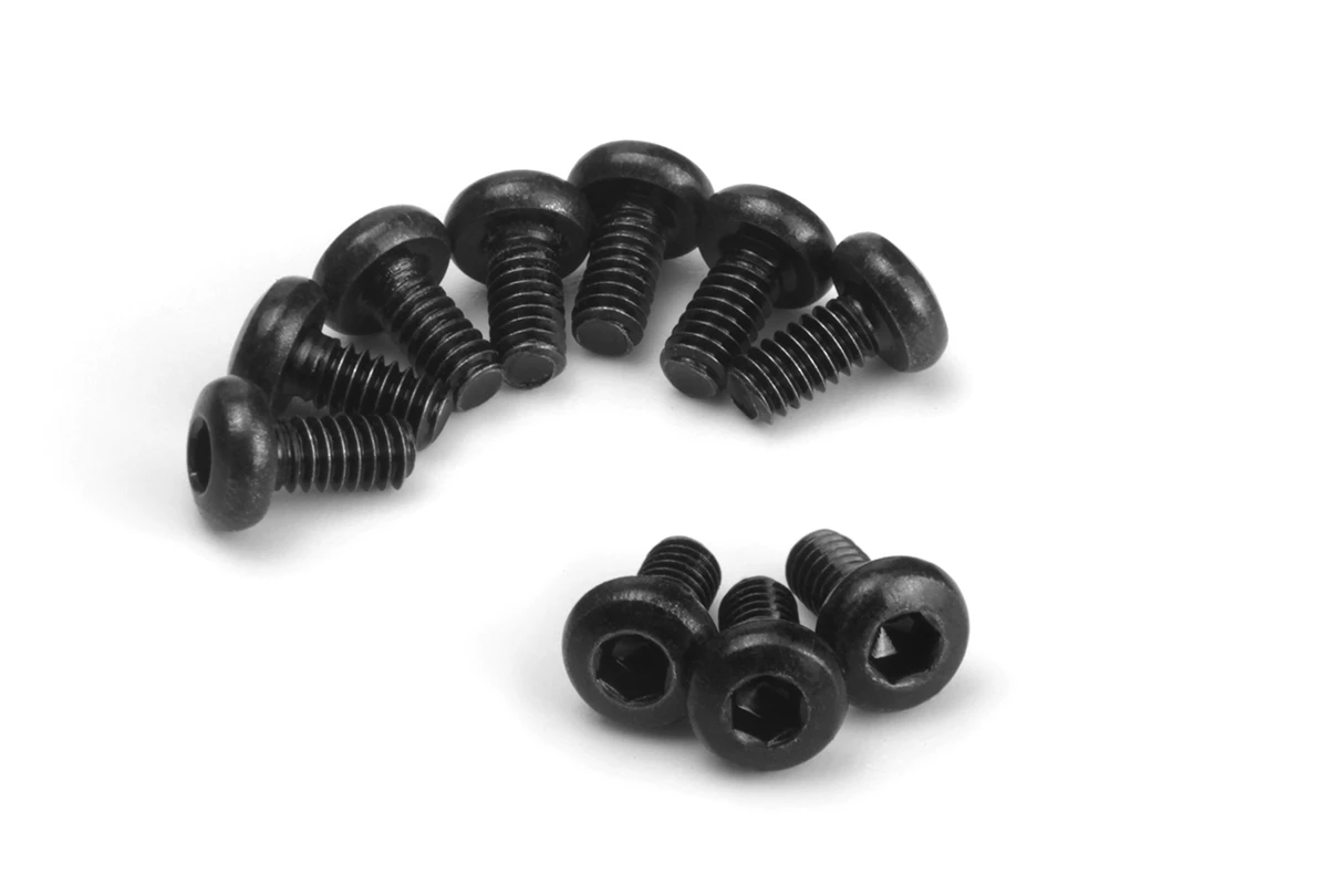 HPI Racing Button Head Screw M2x4mm (Hex Socket/10pcs) – view 2