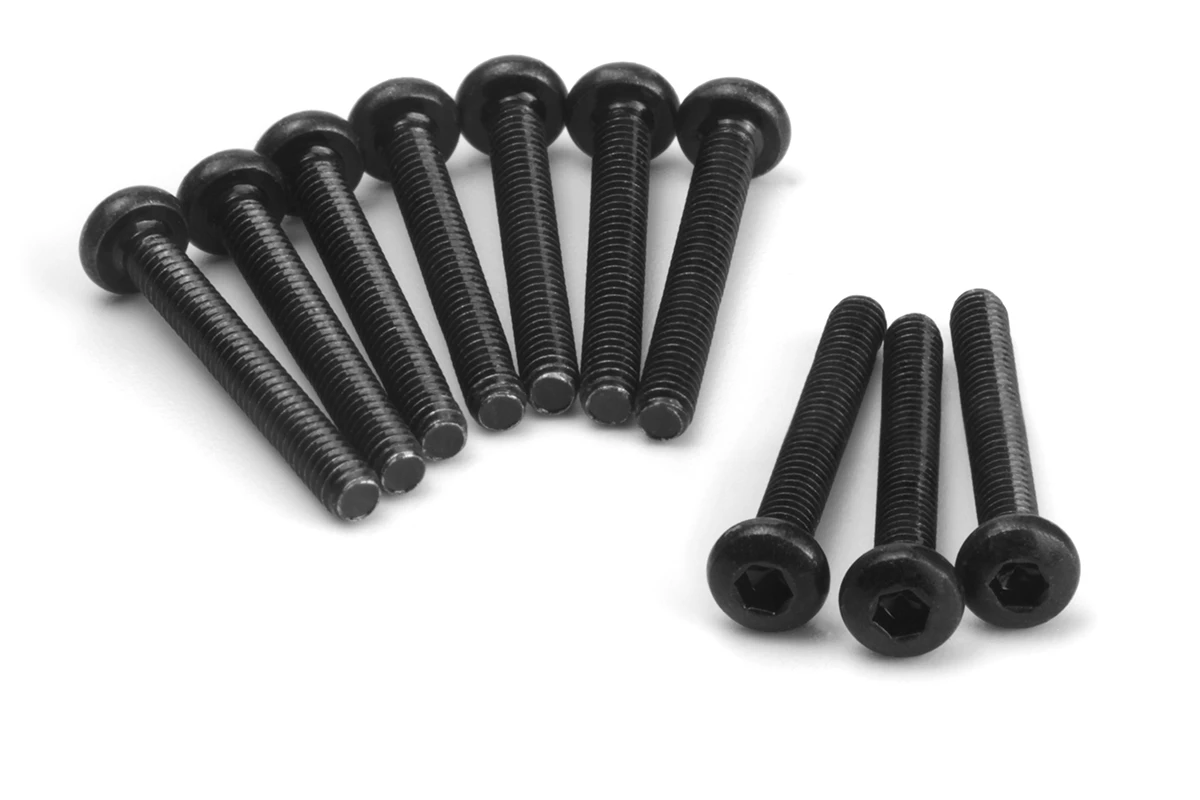 HPI Racing Button Head Screw M2x16mm (Hex Socket/10pcs) – view 2
