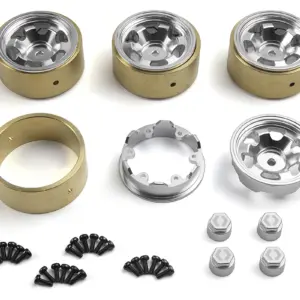HPI Racing CL-6 Aluminum Wheel 1.2in (Silver/4pcs)