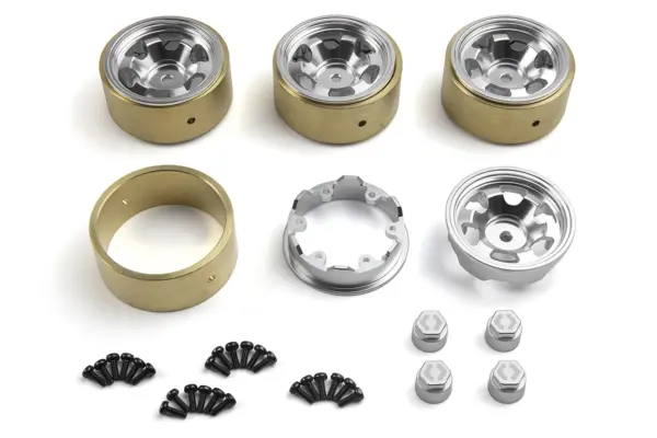 HPI Racing CL-6 Aluminum Wheel 1.2in (Silver/4pcs)