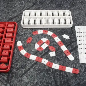 HPI Racing Nano-TTR Curb Set - Red and White
