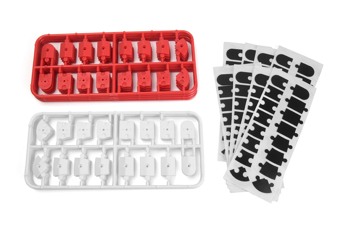 HPI Racing Nano-TTR Curb Set - Red and White – view 3