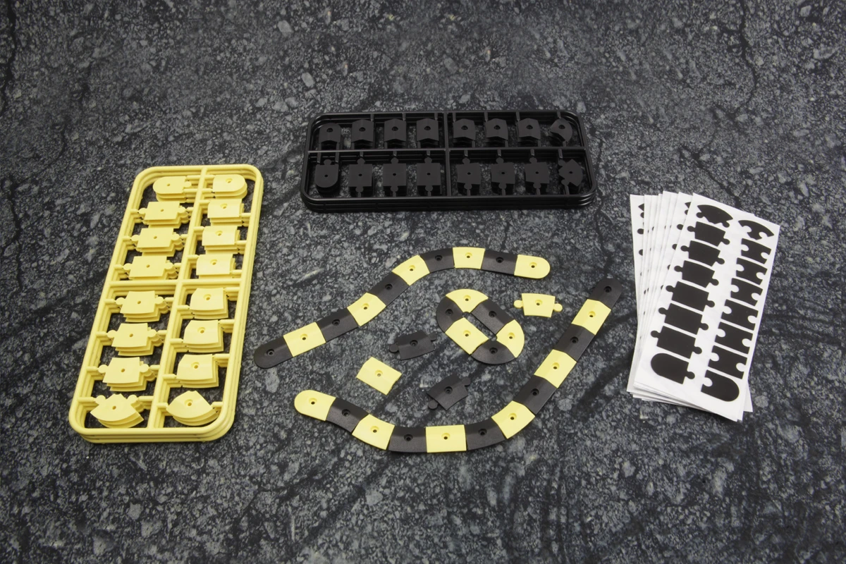 HPI Racing Nano-TTR Curb Set - Black and Yellow