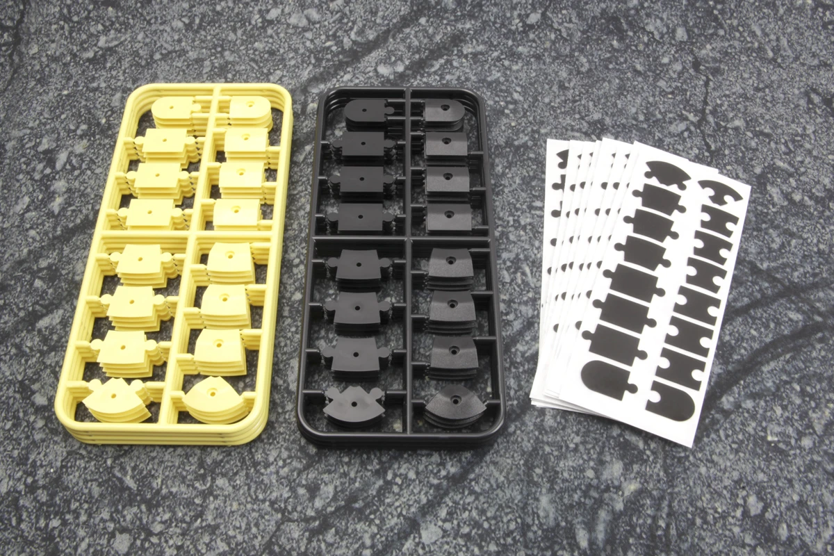 HPI Racing Nano-TTR Curb Set - Black and Yellow – view 2