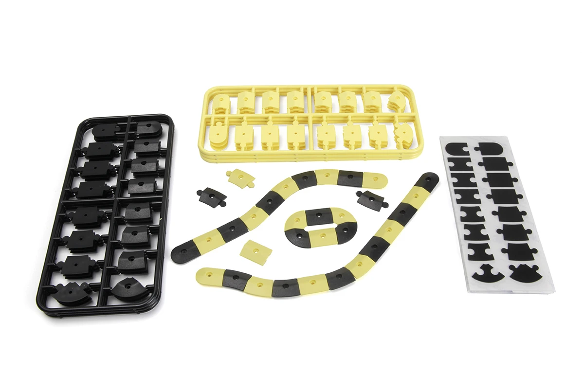 HPI Racing Nano-TTR Curb Set - Black and Yellow – view 4
