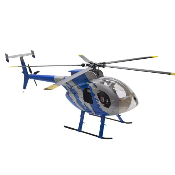 FLISHRC MD500E G-jive (Blue) RTF FL500 V2 500 Class/Size Scale RC Helicopter