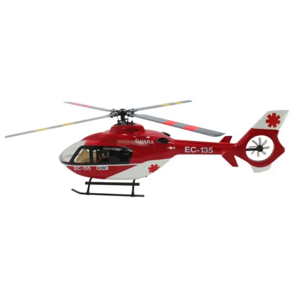 FLISHRC EC135 (Red Painting) RTF FL500 V2 500 Class/Size Scale RC Helicopter