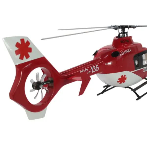 FLISHRC EC135 (Red Painting) RTF FL500 V2 500 Class/Size Scale RC Helicopter