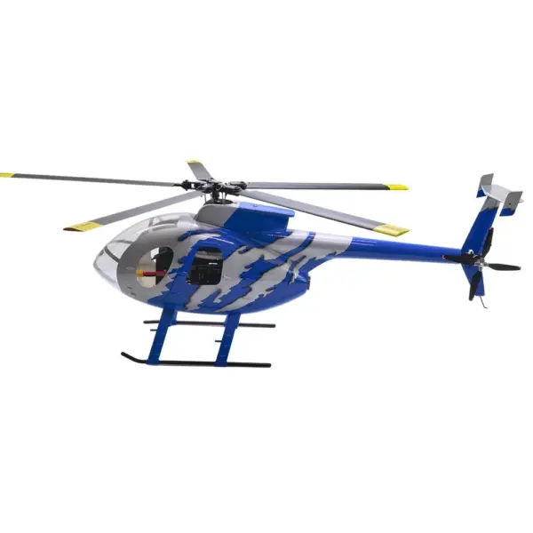 FLISHRC MD500E G-jive (Blue) RTF FL500 V2 500 Class/Size Scale RC Helicopter
