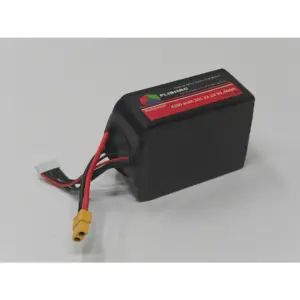 FLISHRC 4300mAh 25C 6S 22.2V LiPo Battery for 500 Size RC Helicopter