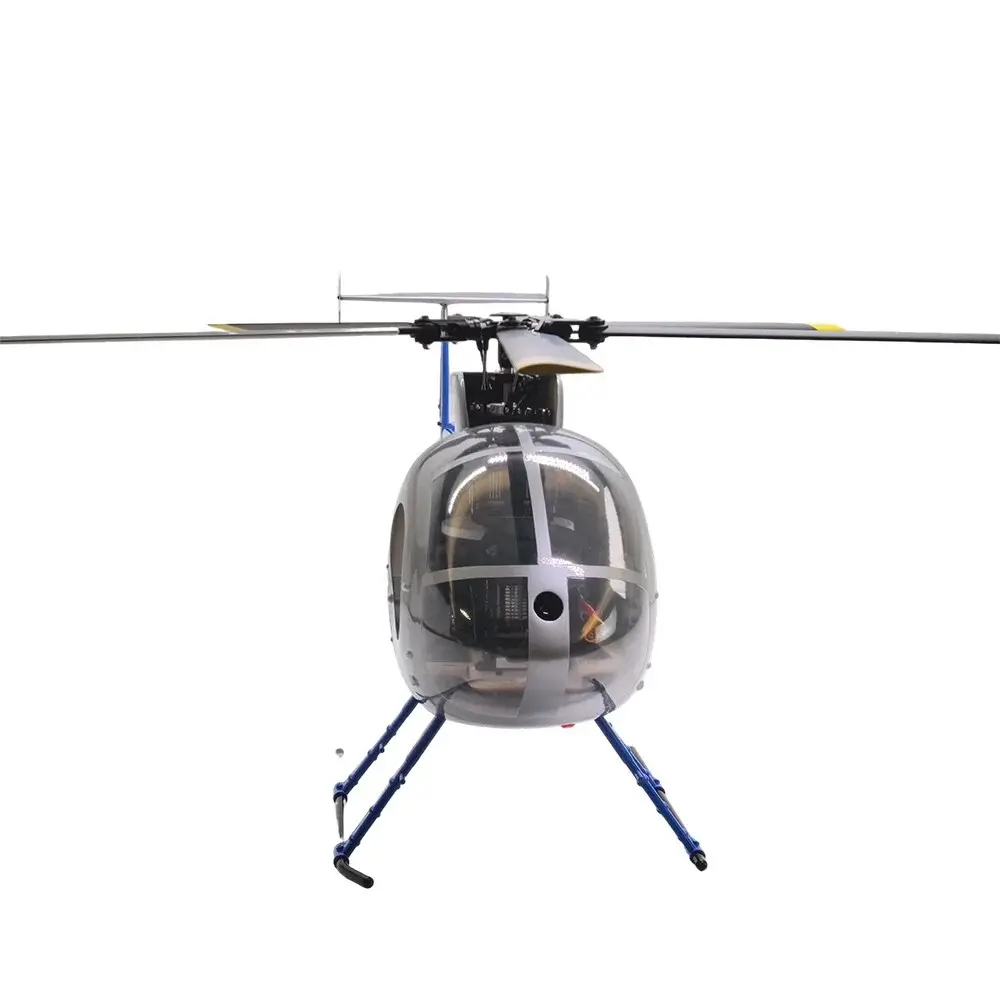 FLISHRC MD500E G-jive (Blue) RTF FL500 V2 500 Class/Size Scale RC Helicopter – view 5