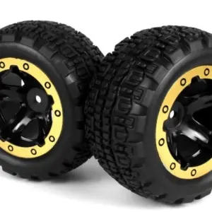 BLACKZON Slyder ST Wheels/Tires Assembled (Black/Gold)