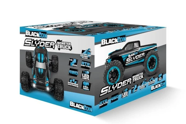 BLACKZON Slyder ST 1/16 4WD Electric Stadium Truck - Blue