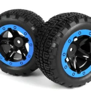 BLACKZON Slyder ST Wheels/Tires Assembled (Black/Blue)