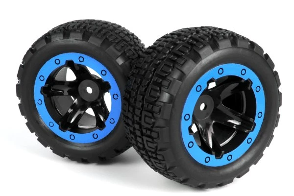 BLACKZON Slyder ST Wheels/Tires Assembled (Black/Blue)