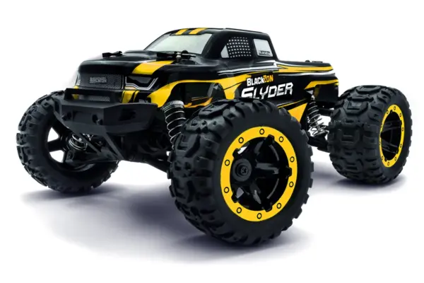 BLACKZON Slyder MT 1/16 4WD Electric Monster Truck - Yellow