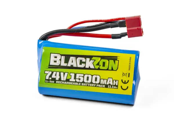 BLACKZON Battery Pack (Li-Ion 7.4V, 1500mAh), W/T-Plug