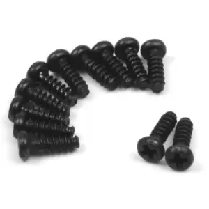 BLACKZON Pan Head Self Tapping Screws 6x8mm (12pcs)