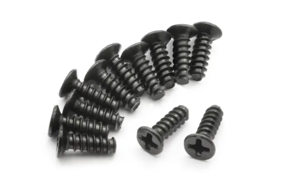 BLACKZON Countersunk Self Tapping Screws KBHO2.6x8m (12pcs)