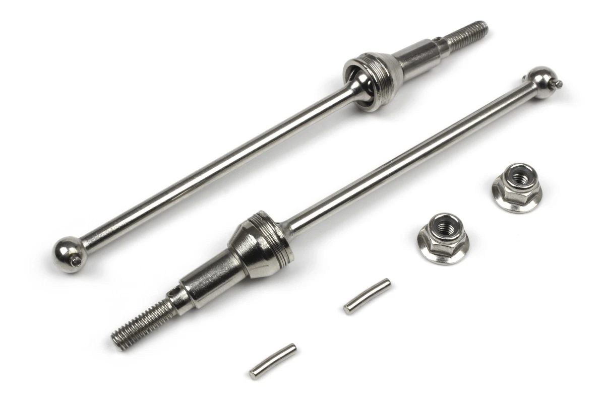 BLACKZON Front Universal Drive Shafts (Steel/2pcs)