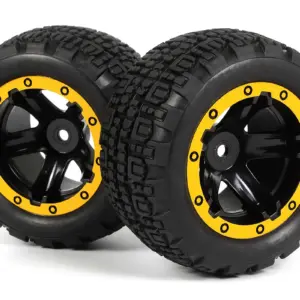 BLACKZON Slyder ST Wheels/Tires Assembled (Black/Yellow)