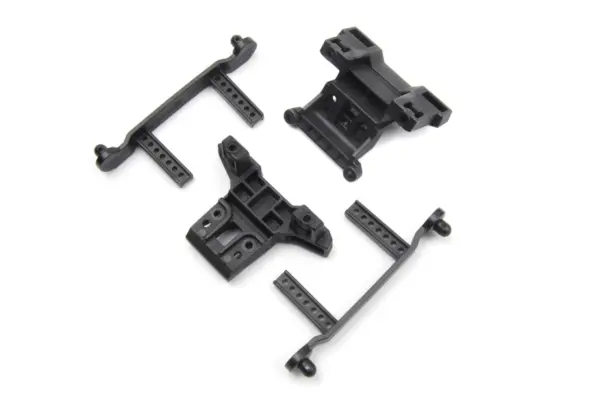 BLACKZON Front & Rear Shock Tower Set With Body Posts