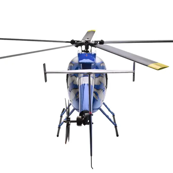 FLISHRC MD500E G-jive (Blue) RTF FL500 V2 500 Class/Size Scale RC Helicopter
