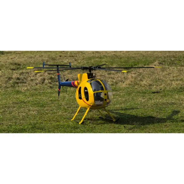 FLISHRC MD500D (yellow-blue painting) RTF FL500 V2 500 Class/Size Scale RC Helicopter
