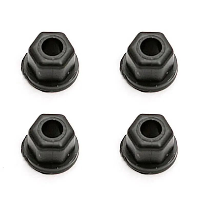 Team Associated 4-40 Nylon Nuts Black