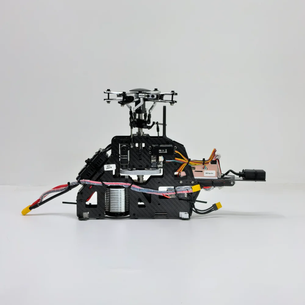 FLISHRC A-64 Apache Parts 500-size Scale Helicopter - Mechanical Assembly (including electronic equipment)
