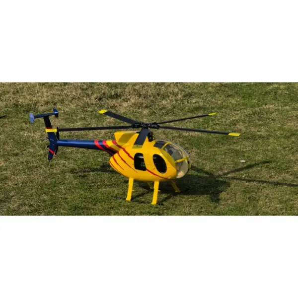 FLISHRC MD500D (yellow-blue painting) RTF FL500 V2 500 Class/Size Scale RC Helicopter