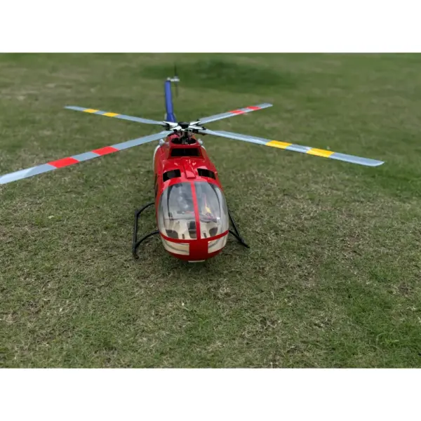 FLISHRC BO105 (Red&Blue&White) RTF FL500 V2 500 Class/Size Scale RC Helicopter