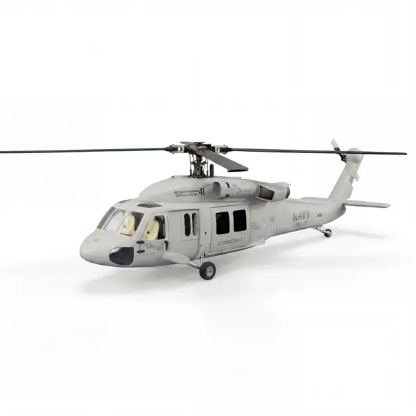 FLISHRC SH-60 SeaHawk (Gray) RTF FL500 V2 500 Class/Size Scale RC Helicopter