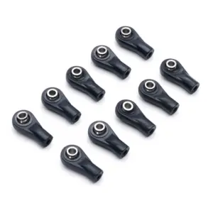 Fastrax Straight Nylon Rod Ends 20x10mm M3 Screw 10pcs