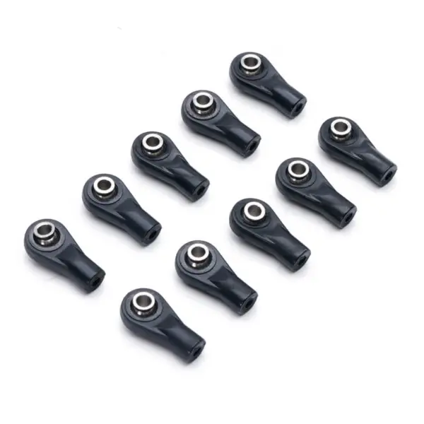 Fastrax Straight Nylon Rod Ends 20x10mm M3 Screw 10pcs