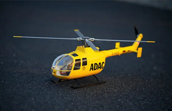 Flywing BO-105 RC Helicopter RTR Grey — Repaired Fuselage – view 5