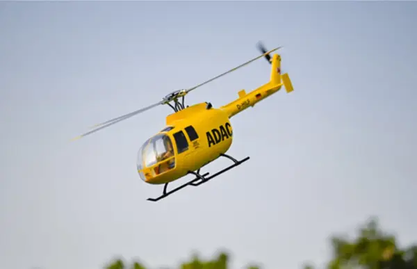 Flywing BO-105 RC Helicopter RTR Grey — Repaired Fuselage – view 6